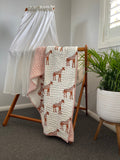 Giraffe Kantha quilt