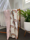 Rainbow Kantha Quilt